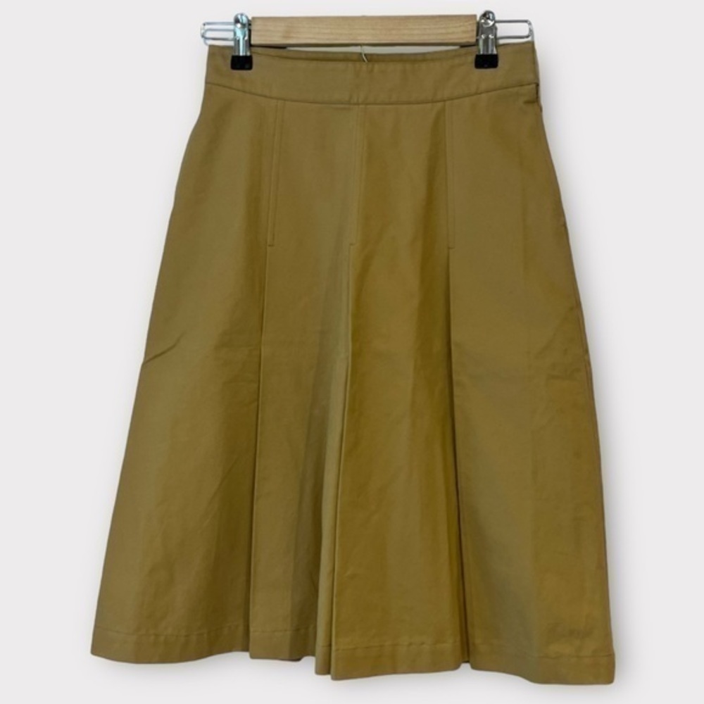Deer and flyer khaki preppy hunter skirt